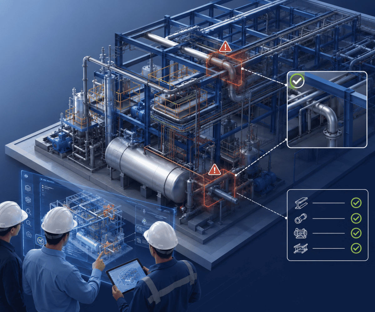Cómo evitar interferencias entre disciplinas en proyectos de ingeniería: el valor de las revisiones internas